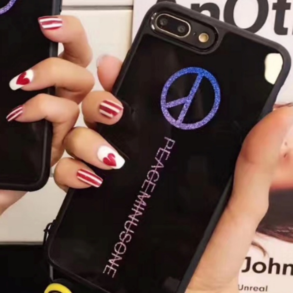 Peace Minus Black iPhone Cellphone Case 6S